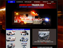 Tablet Screenshot of ambulancetrader.com